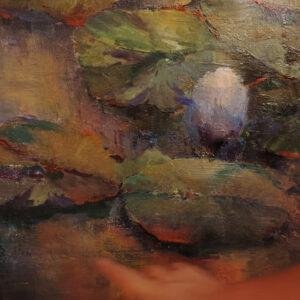 "Crépuscule sur les Nénuphars" par l'artiste ukrainienne Iryna Malynovska