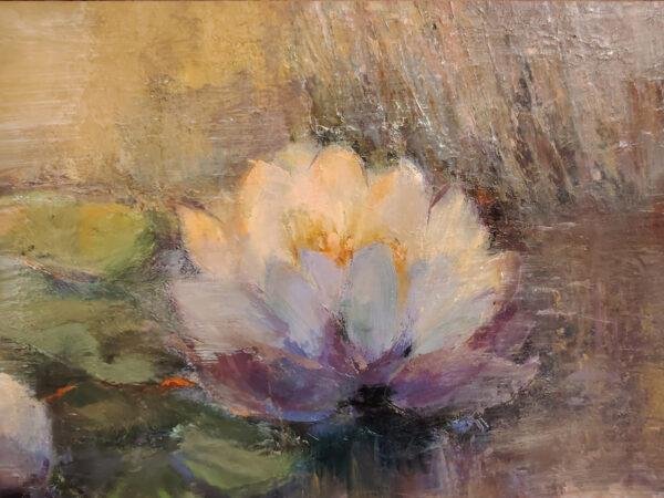 "Crépuscule sur les Nénuphars" par l'artiste ukrainienne Iryna Malynovska