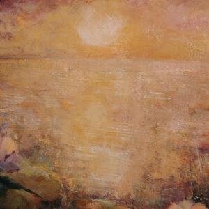 "Crépuscule sur les Nénuphars" par l'artiste ukrainienne Iryna Malynovska