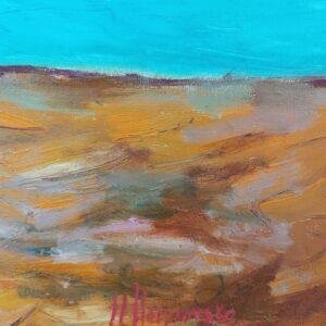 peinture à l'huile intitulée "Les tournesols d'après Vincent Van Gogh"