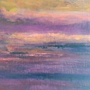 beauté et l'intensité d'un coucher de soleil enflammé