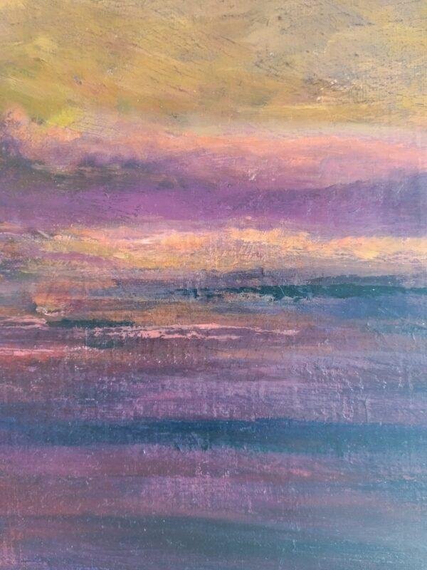 beauté et l'intensité d'un coucher de soleil enflammé