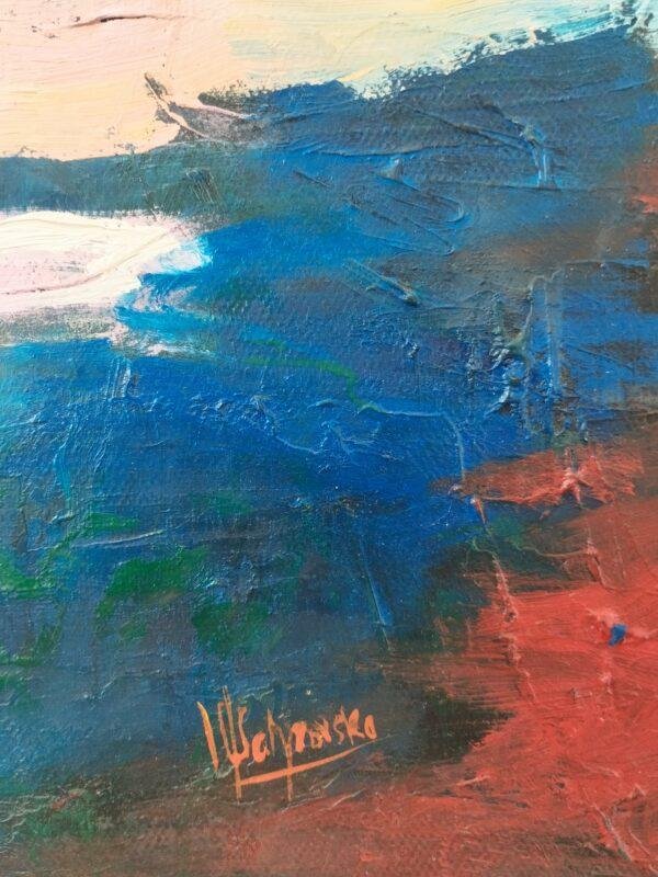 capture la beauté mystérieuse et la tranquillité d'un crépuscule