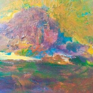 capture la beauté mystérieuse et la tranquillité d'un paysage onirique