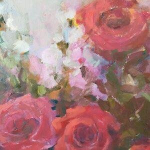 vue partielle 3362 Bouquet de Roses Peinture par Malynovska