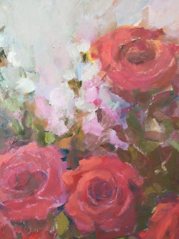 vue partielle 3362 Bouquet de Roses Peinture par Malynovska