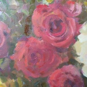 vue partielle 3362 Bouquet de Roses Peinture par Malynovska