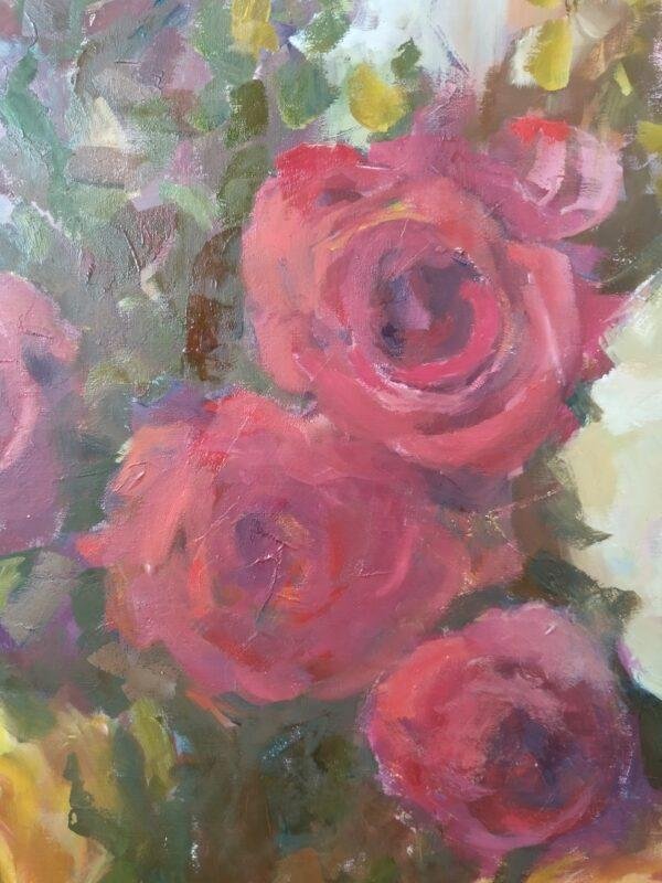 vue partielle 3362 Bouquet de Roses Peinture par Malynovska