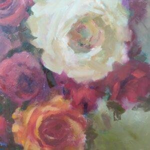 vue partielle 3362 Bouquet de Roses Peinture par Malynovska