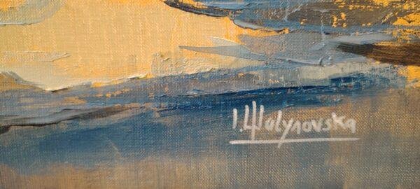 3366 reflets or sur horizon Peinture par Malynovska