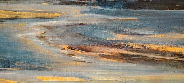 3366 reflets or sur horizon Peinture par Malynovska