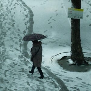 Photo de rue - Paris sous la neige