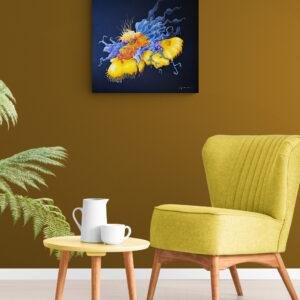 toile-ABYSSUS-1 fond-noir-