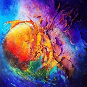 Toile-acrylique-décrivant-l'etoile-aldebaran