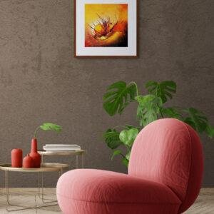 toile-acrylique-ANFANG- sur-mur-gris