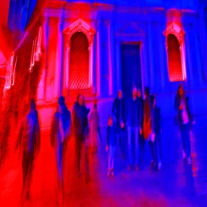 Uscita dal teatro a venezia