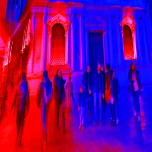 Uscita dal teatro a venezia
