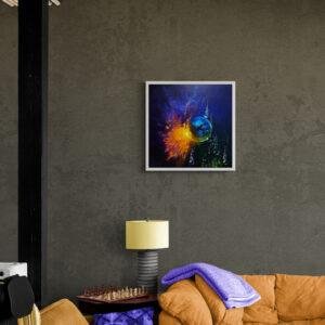 toile-DUALISME-au-dessus-du-canapé