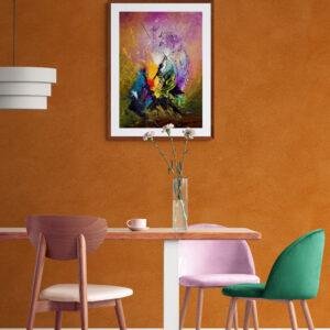 Furie-dans salle-à-manger