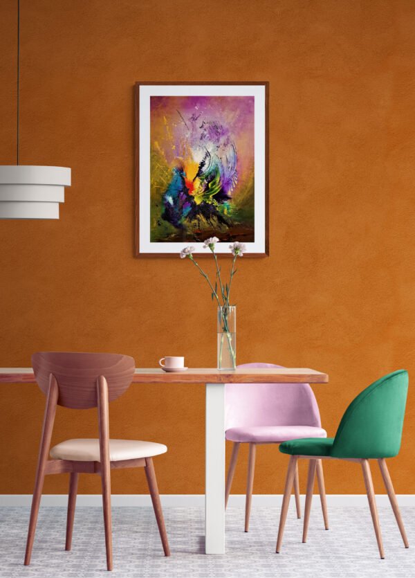 Furie-dans salle-à-manger