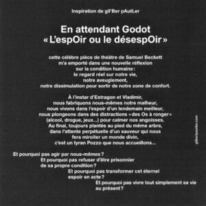 Flyer En attendant Godot