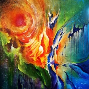 toile acrylique thème mythologie