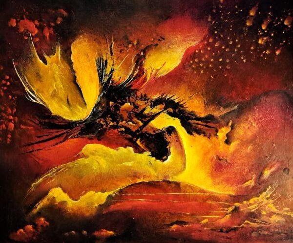 toile acrylique INCANDESCENCE