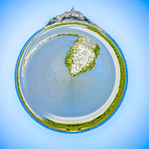 Photo mini planète du Mont Saint-Michel
