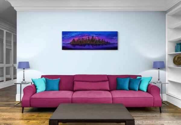 renaissance au dessus d"un canapé