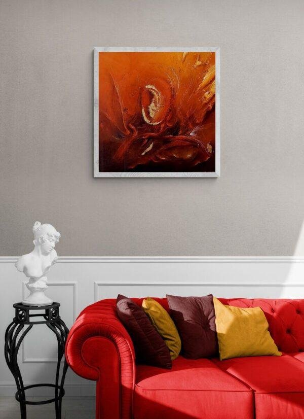 RODKRAFT au dessus d'un canapé