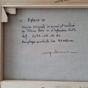 Verso de la toile Forst