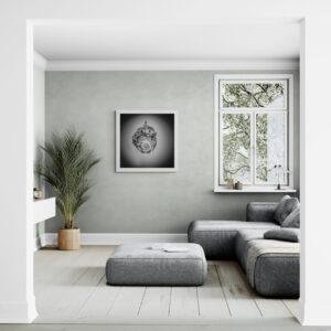 L’Œil du Mont en situation dans un living