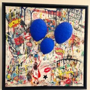 TABLEAU LA PETITE FILLE AUX BALLONS