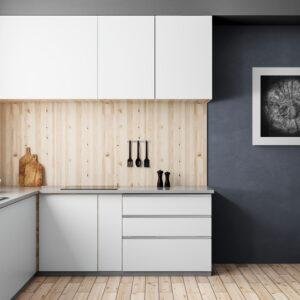 Racines du Temps mis en situation dans un intérieur de cuisine moderne