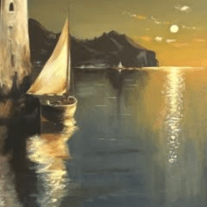 COUCHER DE SOLEIL SUR LE PORT